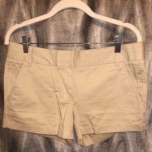 J.Crew khaki chino shorts